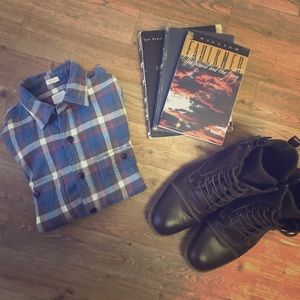 [J. Crew] Men’s Button-Down Flannel